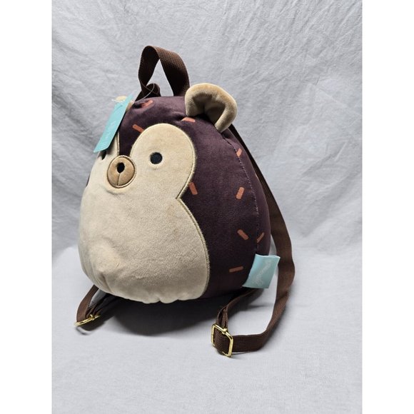 Squishmallows Hans Hedgehog Unisex 10" Plush Mini Backpack, Brown - Picture 10 of 11